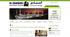 Desktop Screenshot of alhammaditours.com