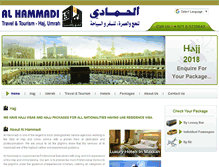 Tablet Screenshot of alhammaditours.com